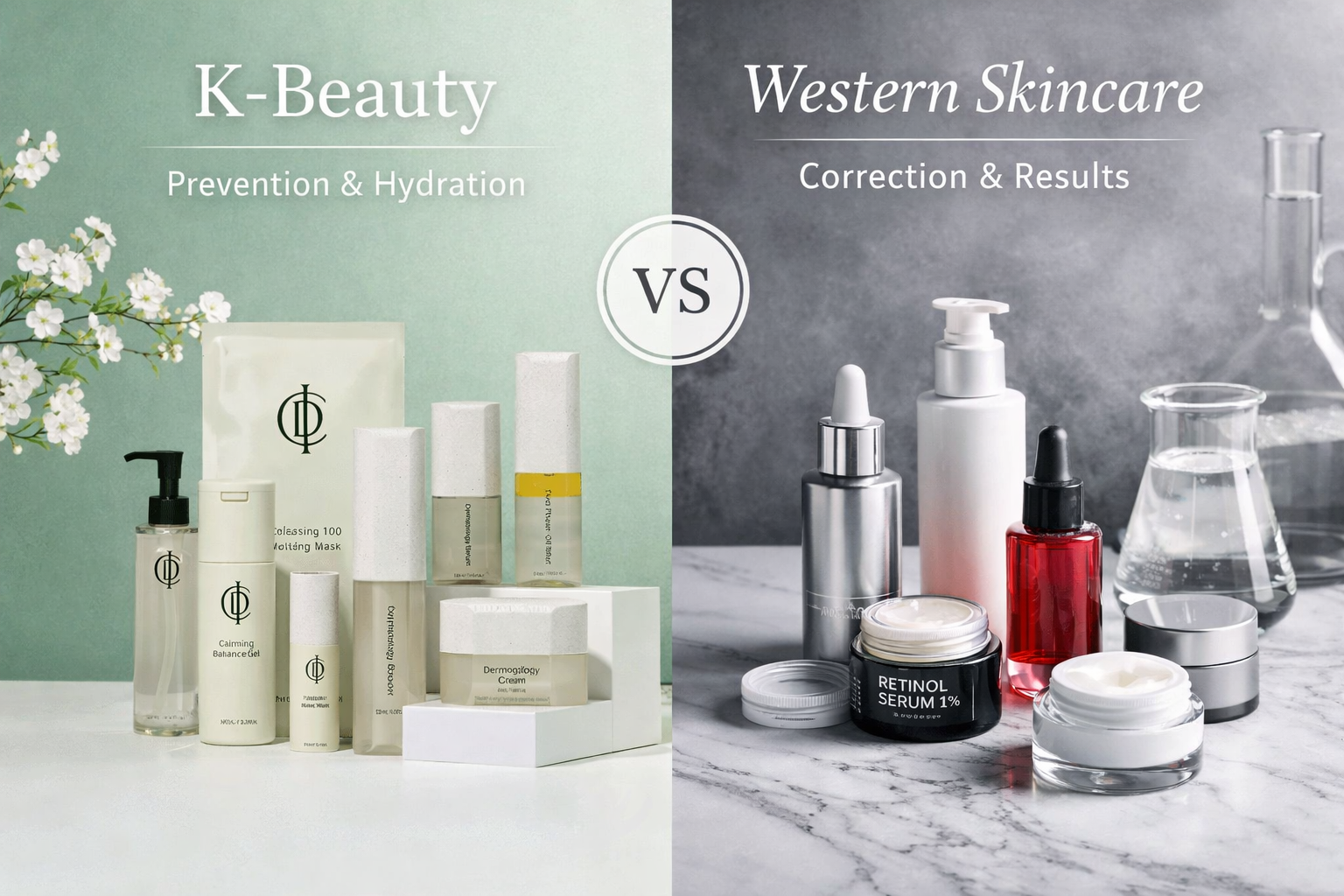 K-Beauty vs Western Skincare: Two Philosophies, One Goal