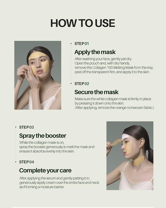 Collagen 100 Melting Mask RIMAN Australia